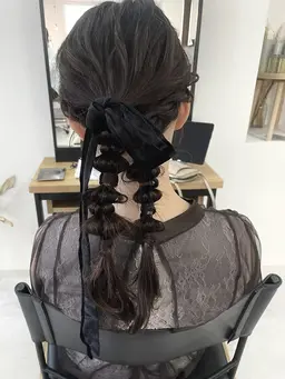 【結婚式/二次会お呼ばれアレンジ】ヘアセット・アレンジ・ハーフアップ（予約リクエストのみ、お時間ご相談ください♪）