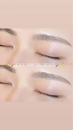 【当日予約ご新規様】美眉ワックス脱毛/美眉スタイリング🪄※2週間以上自己処理をされていない方のみ