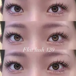 【⠀持続力up⤴️✨️ 】LEDグルーフラットラッシュ80本￥5000円100本￥5500円