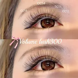 期間限定【技術向上の練習モデル様募集】🎀ボリュームラッシュ300本🎀オフ別途(オフ有+15分)