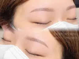 美眉スタイリング WAX×間引き