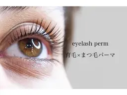 美容成分配合ラッシュリフトカール♪上まつげ