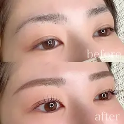 〖 set 〗パリジェンヌラッシュリフトorラッシュリフト + 美眉アイブロウスタイリングwax