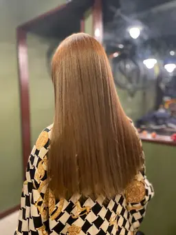 🔶【　理想のカラーがダメージレスで💎　】ブリーチなしダブルカラー