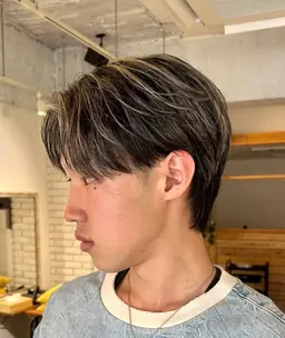 期間限定!メンズカット×メッシュ【1ブリーチxオンカラー込】