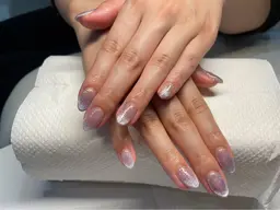 【ハンドネイル】マグネットワンカラーネイル¥7,000