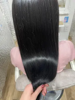 《🩶暗くしたい方はこちら🩶》黒染めなしブラックカラー+リペアトリートメント