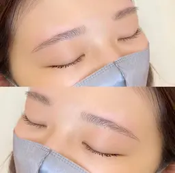 美眉スタイリング + フェイス光脱毛 お顔全体のムダ毛産毛までしっかりと🪄