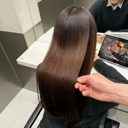 🌟人気No1🌟透明感ワンカラー+1step内部補修トリートメント