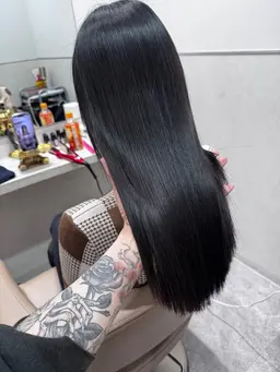 透明感ケアカラー+集中ケアトリートメント※+カット追加可