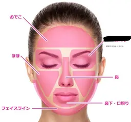 【艷肌はWAXで作る】【5パーツ】フェイシャルWAX おでこ、ほほ、鼻、口周り、フェイスライン、うなじの気になる5パーツ