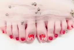 FOOTワンカラー+選べるアート2本オフあり(初回オフ無料)