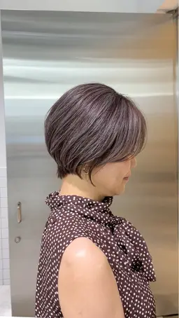 【ショートカット】+全体カラー+【フルハイライト】+ミニトリートメント