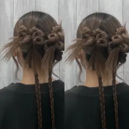 【超お得✨‼️】✨結婚式のお呼ばれや推しのイベントに✨パーティーヘアセット🎉~カチモリなどの大人っぽスタイル~