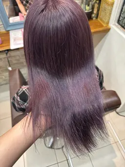 【イメチェンしたい方💛】ダブルカラー＋髪質改善パールプラチナトリートメント✨💛全頭／インナーカラー／イヤリングカラー