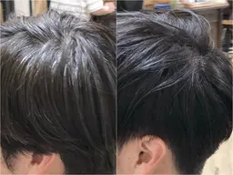 カット+白髪染めor白髪ぼかし