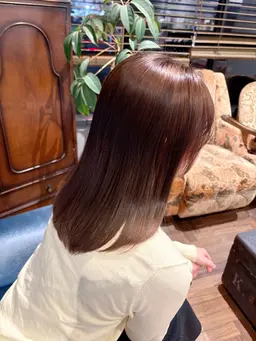 【透明感カラー】ワンカラー➕シルクトリートメント(女性、男性どちらも予約受付中)