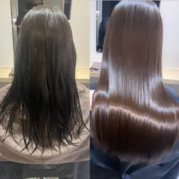 【髪質改善】ストレート＋カット＋PREMIUMトリートメント🫧