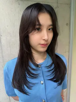 🌟巻いても結んでも可愛い!🌟似合わせカット+3ステップTR【ヨシンモリ】【くびれヘア】【レイヤーカット】【韓国ヘア】