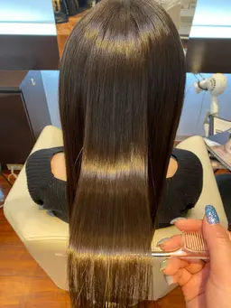 カット＋ストレートパーマ＋トリートメント・ロング料金別