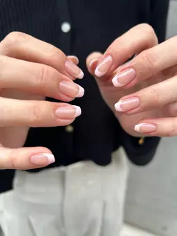 フレンチネイル(オフあり) クリアベース