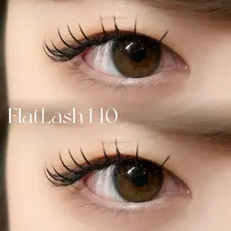 【持続力up⬆️コーティング付】フラットラッシュ60分付け放題⋆⸜♡⸝⋆(束感仕上がり🉑)