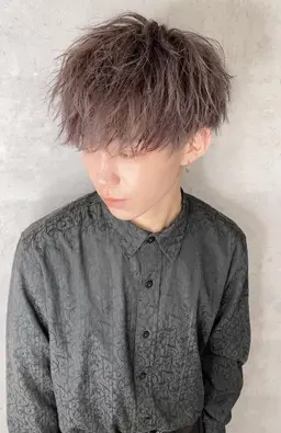 メンズカット＋カラー¥6000