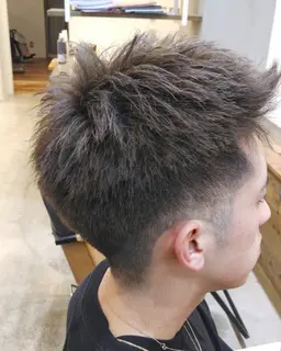 【メンズカラー】Wカラーorメッシュ+メンズカット+ケア処理剤