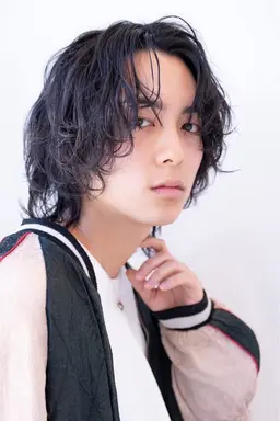 女子ウケ抜群 ✨色気・束感メンズパーマ（スタイリング込）