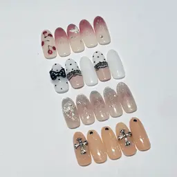 【ご新規様限定】🌼Jrネイリスト 🌼長さ出し10本 🌼選べる4デザイン(オフあり・なし)¥4,500※現金のみ