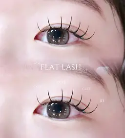 【当日予約限定‼️】『持ち1.5倍❓LEDエクステ』💞フラットラッシュ100本💞束感コーティングお仕上げ🪄︎︎