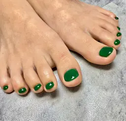 フット 👣 ワンカラー （オフorフィルイン、ケア込）