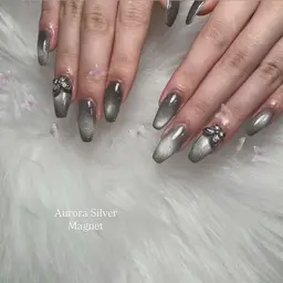 Hand ⛧ᝰ. 🫧マグネットorラメグラデーション【オフ込み】