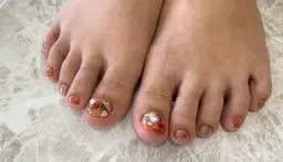 フットジェル♡親指2本アート付き　オフ込