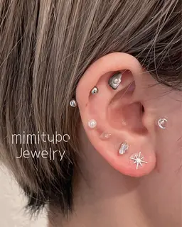 耳ツボジュエリー【両耳10~20粒】