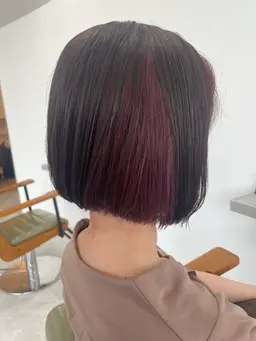 カット+デザインカラー+トリートメント