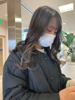 【 デザインを楽しめる🎀 】 イヤリングカラー(全体カラー込み)➕1stepトリートメント✨