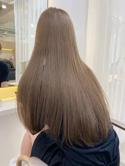 デザインカット＋ブリーチレスダブルカラー+極上トリートメント
