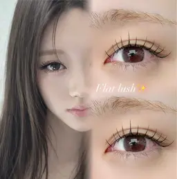 🎀🫧【フラットラッシュ100本モデルさん募集】⚠️オフありの方のみ