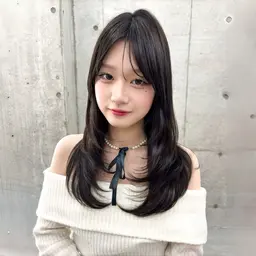 似合わせレイヤーカット🎀＋髪質改善トリートメント🫧韓国レイヤー/顔周りレイヤー