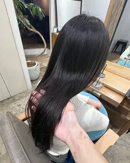 【就活前にも◎】暗髪透明感カラー