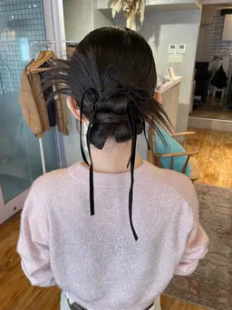 卒業式ヘアセット
