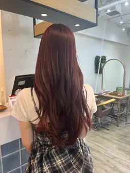 【🌸艶感抜群！暖色春カラー🌸】🤍暖色系カラー+話題のTOKIOトリートメント　超音波アイロン無料！！🤍