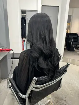 🩵ブリーチなし透け感カラー+似合わせカット🩵