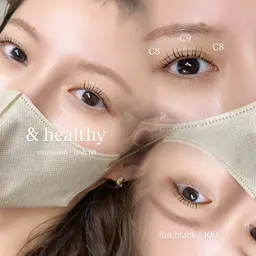 話題の最新技術⚡️『& healthy』100本コース⚡️(オフ無し)マツエクとマツパのいいとこ取り！