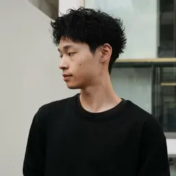 カット+ピンパーマorスパイラルパーマ