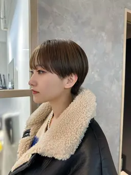 似合わせカット+前髪縮毛矯正