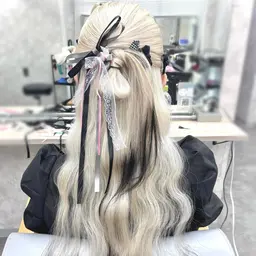 軽めにヘアアレンジ🪽ハーフアップなど！