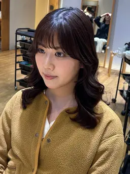 🎀今だけ🎀前髪カット🤎＋アイロンで巻いたようなふんわり前髪パーマ➰