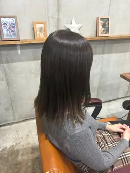 骨格似合わせカット+ワンカラー+TOKIOトリートメント🐿 お白髪染め🉑